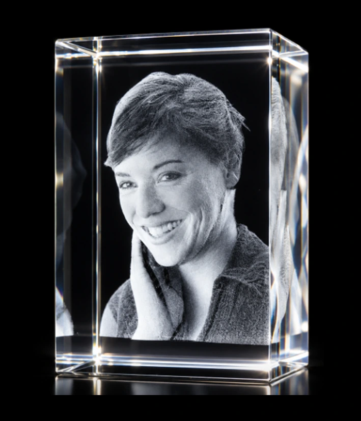 Cube cristal 3D horizontal – 50×80×50mm