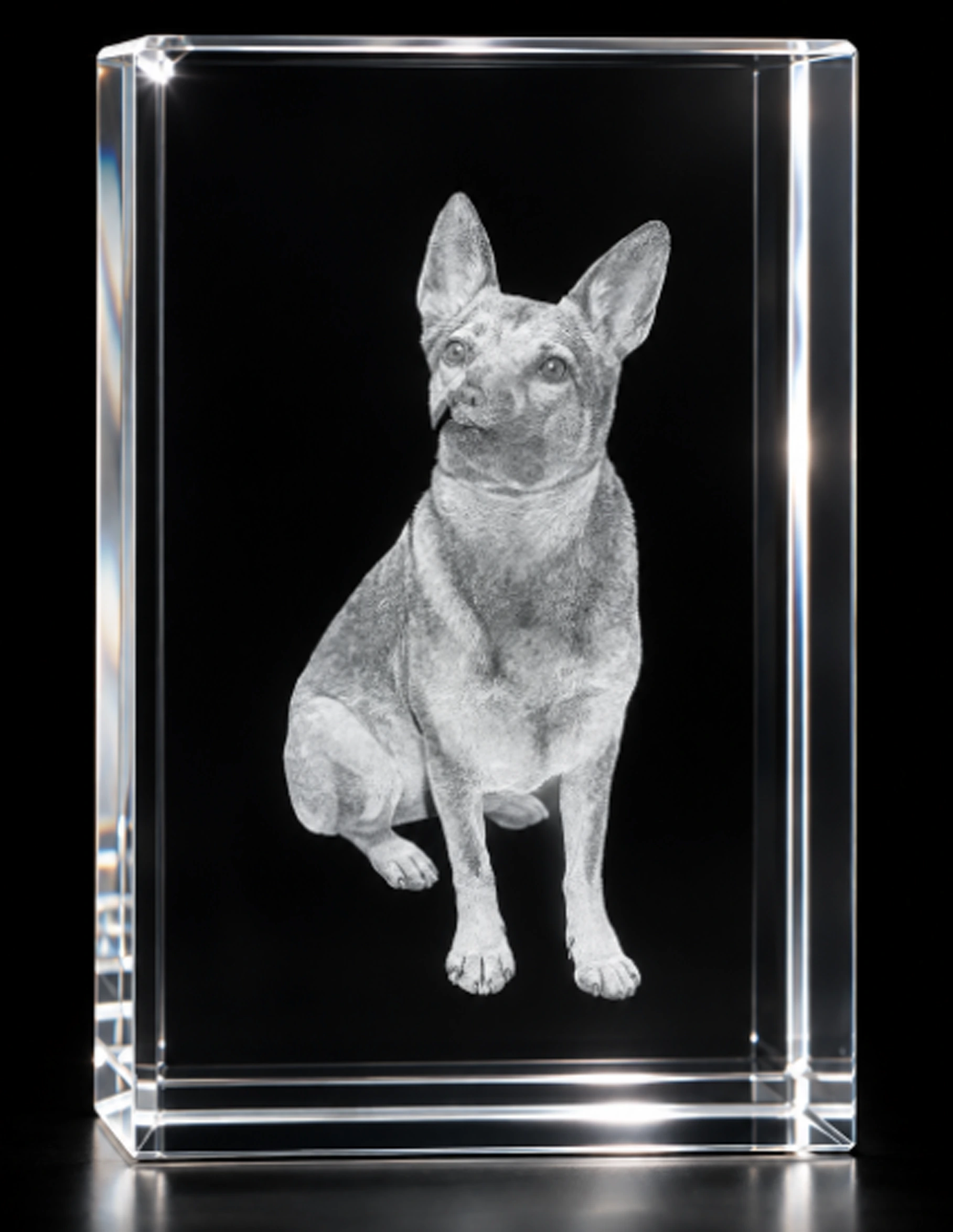 Rectangle cristal 3D – 50×80×120mm