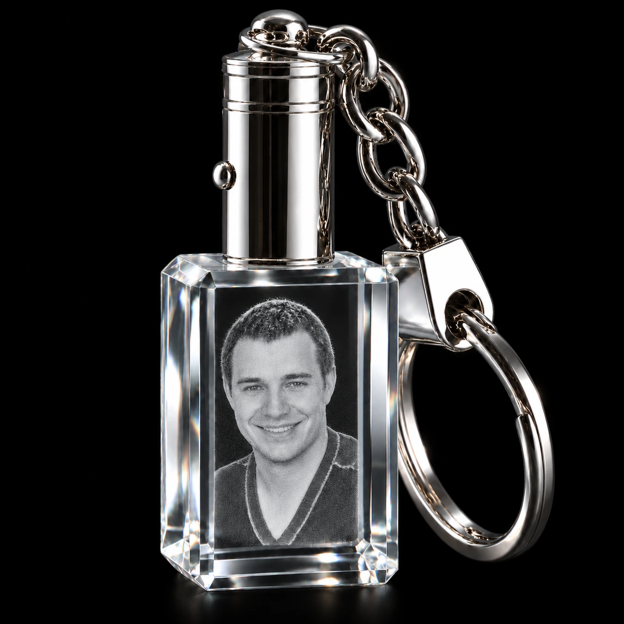 Porte-clé cristal – 20×30×15mm